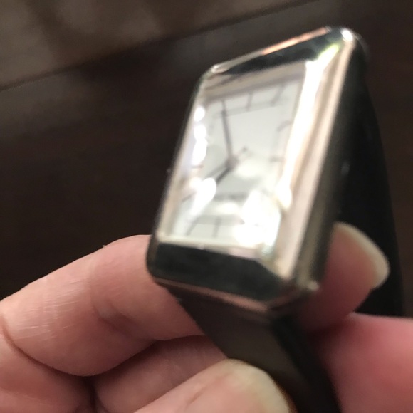 GEORG JENSEN Unisex sterling watch. Battery. Hardly worn. Lena Munthe design 354 - Picture 10 of 11